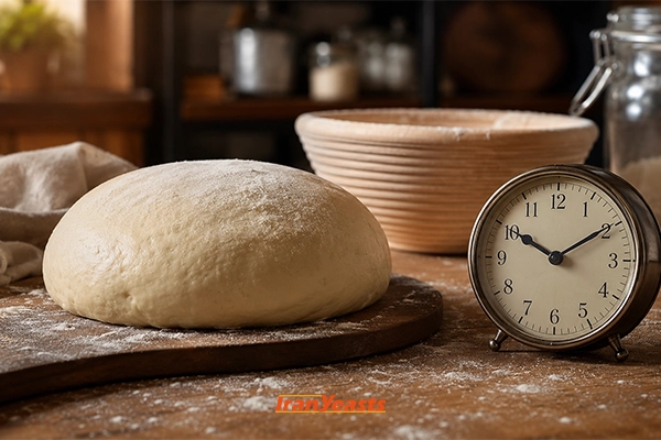 تفاوت زمان عملآوری در خمیرمایه صنعتی و خانگی