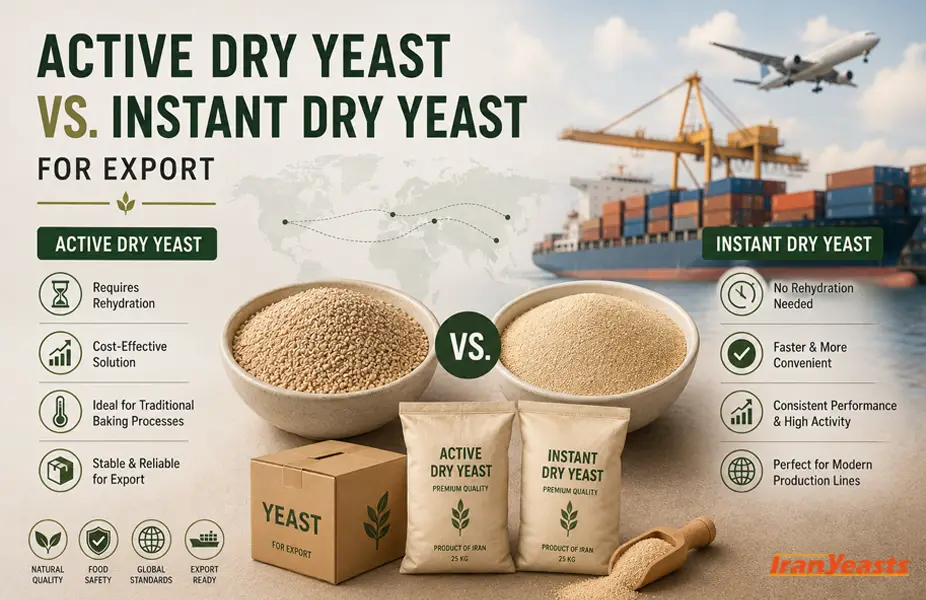 Active Dry Yeast vs. Instant Dry Yeast for Export