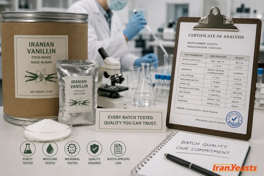 Consistent Specification Verified at Batch Level, Not Just at Sample Stage