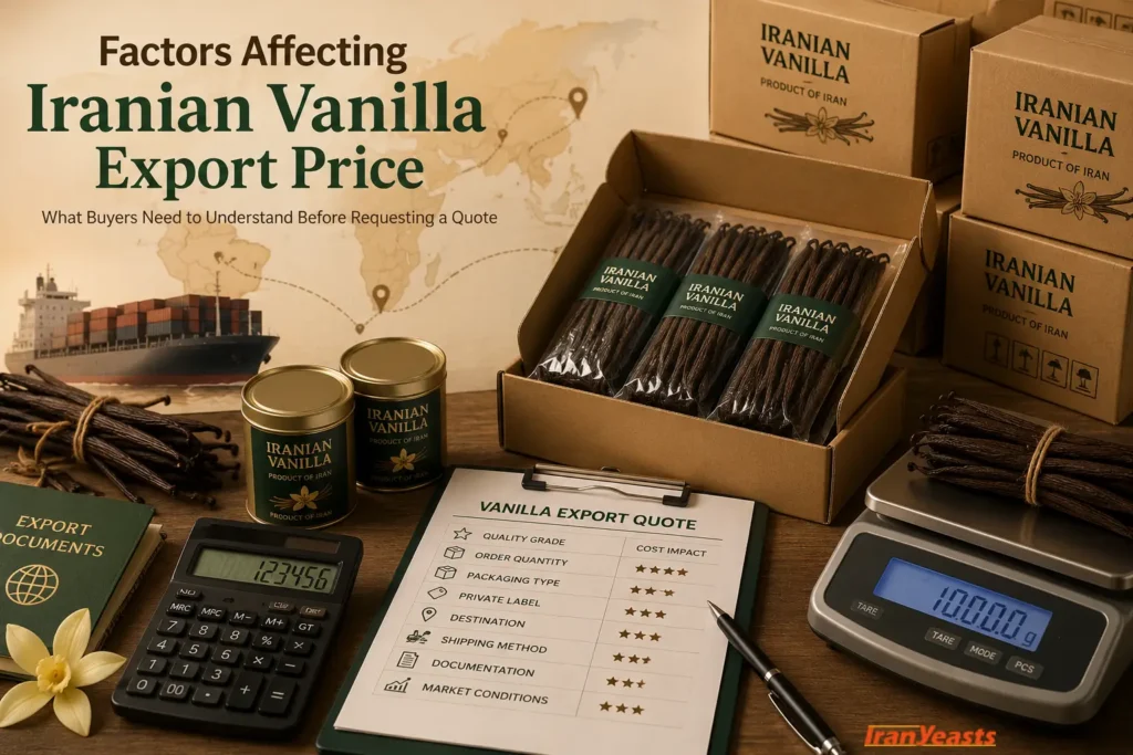 Factors Affecting Iranian Vanilla Export Price
