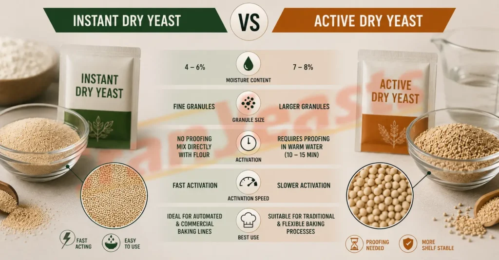 Instant Dry Yeast vs Active Dry Yeast.