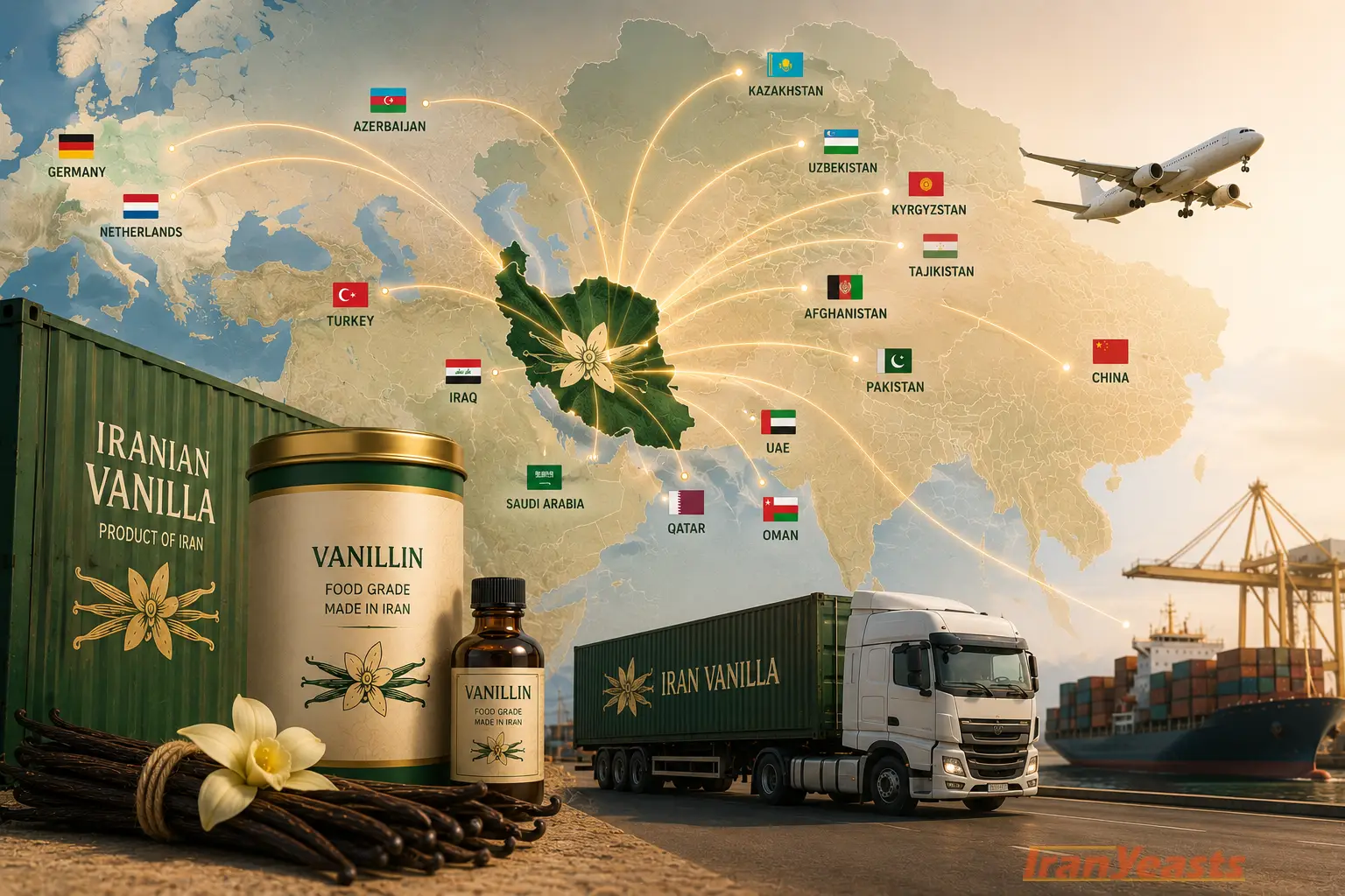 Top Markets for Iranian Vanilla ExportsWhat Trade Data and Logistics Geography Show