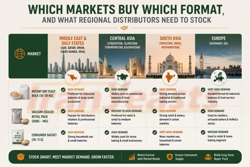Which Markets Buy Which Format , and What Regional Distributors Need to Stock