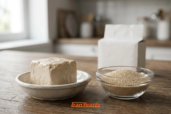 تفاوت خمیر مایه تر و خشک