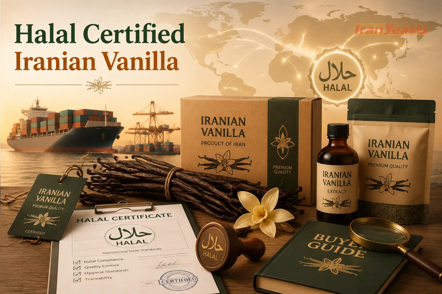 Halal Certified Iranian Vanilla
