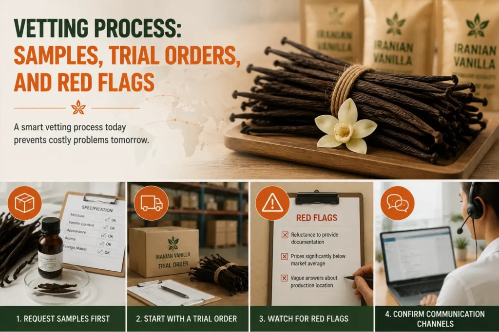Vetting Process Samples, Trial Orders, and Red Flags