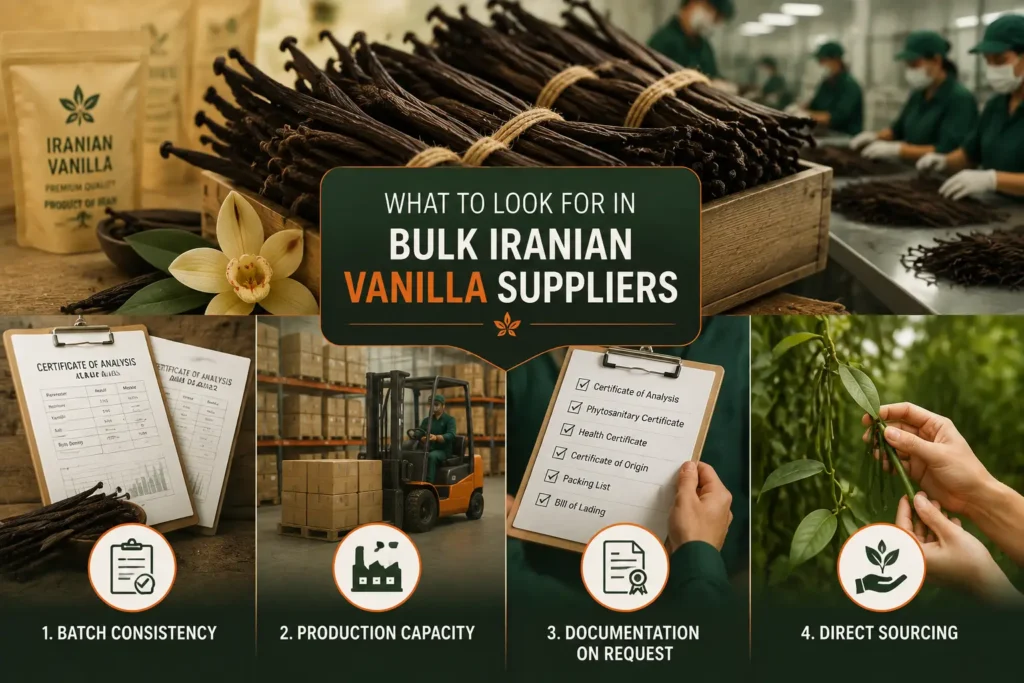 What to Look for in Bulk Iranian Vanilla Suppliers