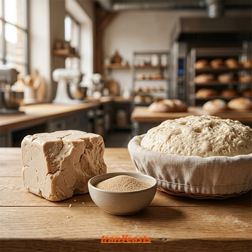 تفاوت خمیر مایه تر و خشک