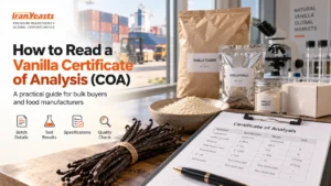 How to Read a Vanilla Certificate of Analysis