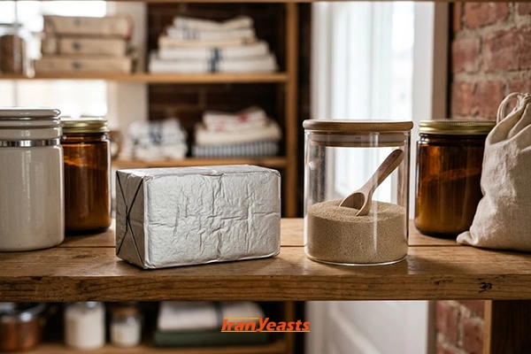 نگهداری و ماندگاری خمیر مایه وکیوم