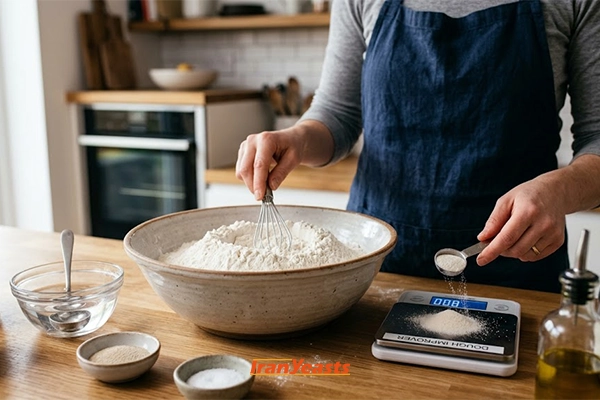 روش افزودن بهبوددهنده به خمیر پیتزا