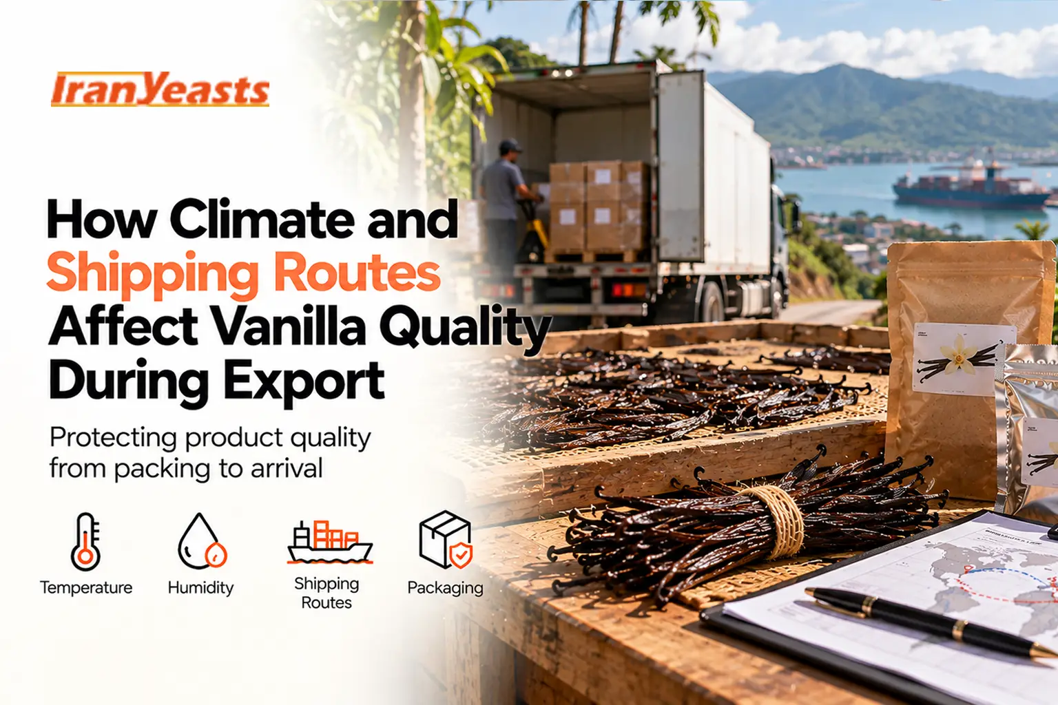 How Climate and Shipping Routes Affect Vanilla Quality During Export