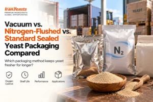 Vacuum vs nitrogen-flushed vs standard sealed yeast packaging compared
