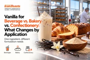 Vanilla flavoring for beverages, bakery, and confectionery applications